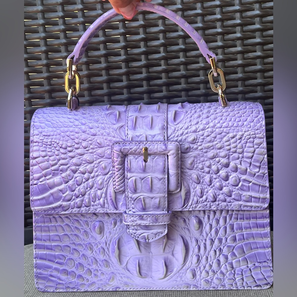 NWT Small Hallie in GENTLE LAVENDER Satchel Crossbody